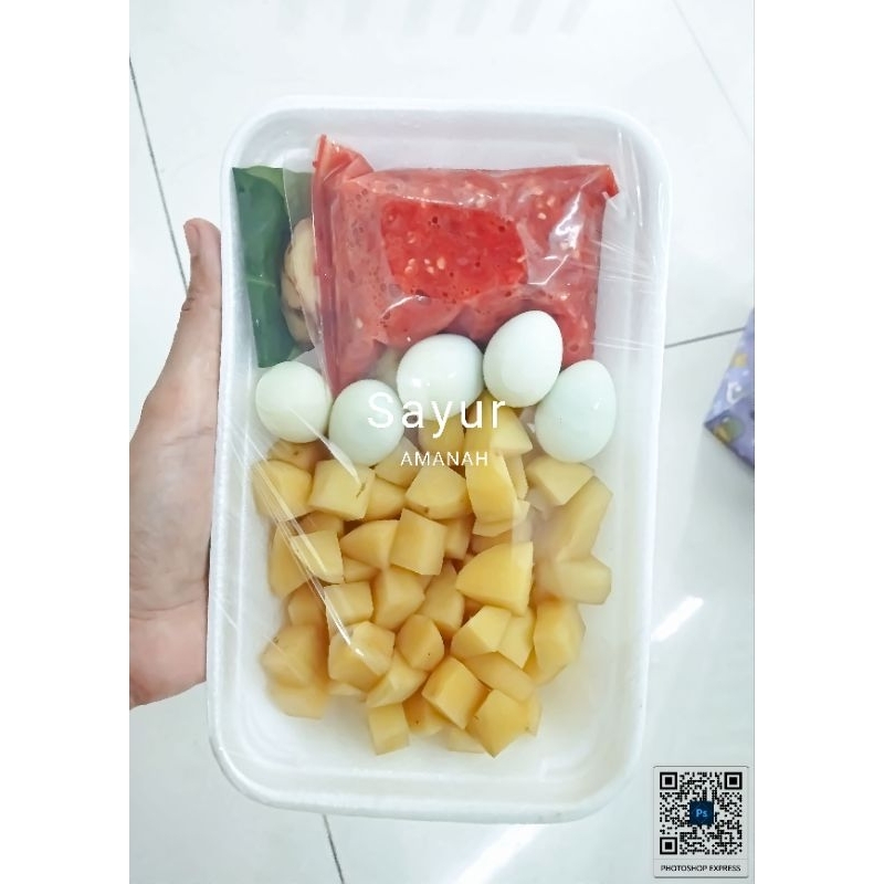 

Paket sayur Kentang Balado puyuh