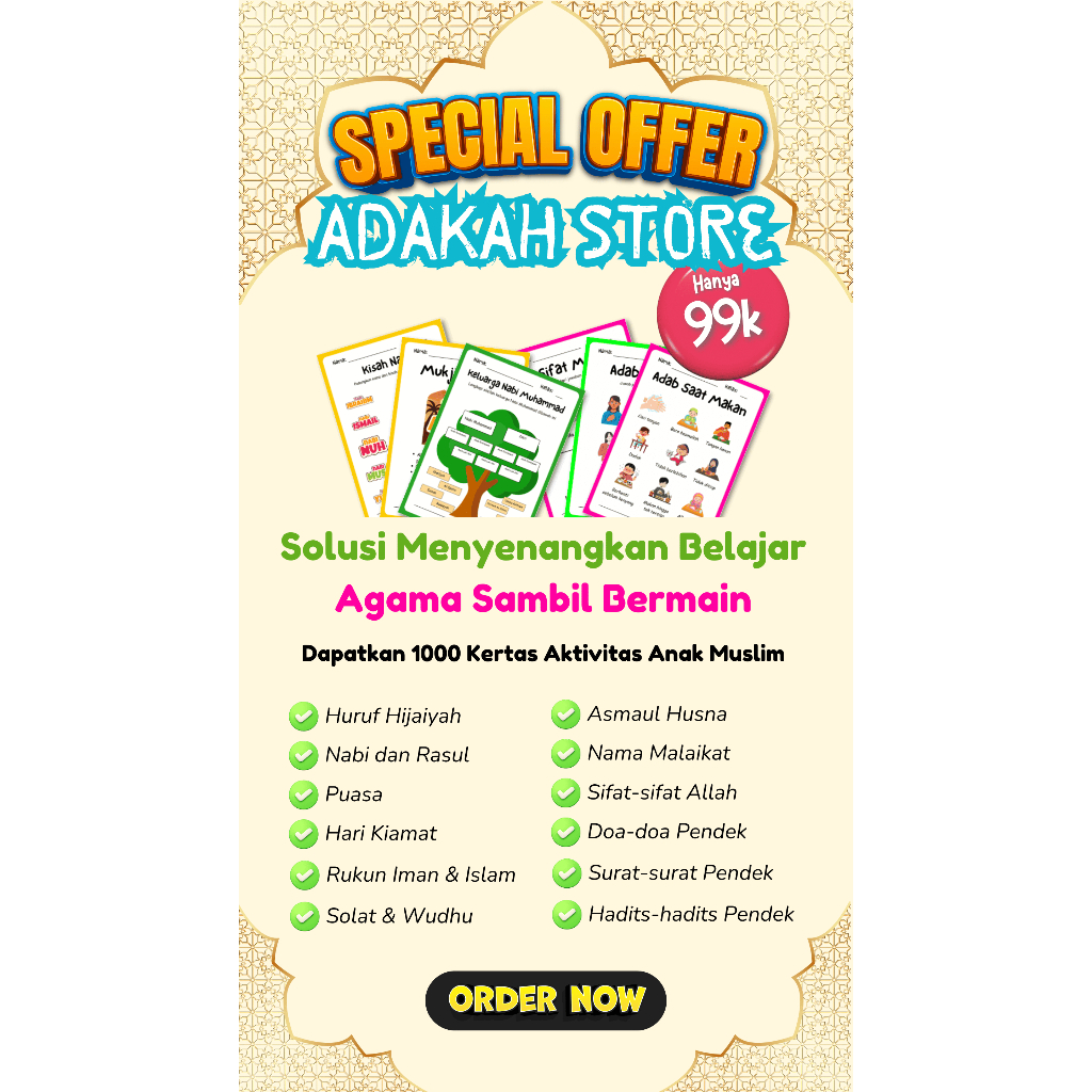 

Free Worksheet Template Kreasi Anak