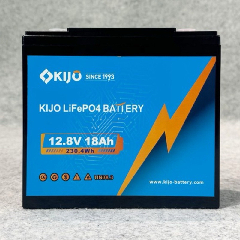 Aki Lithium Kijo Battery Lithium LiFePO4 12,8V 18AH Lithium 12,8v 18ah