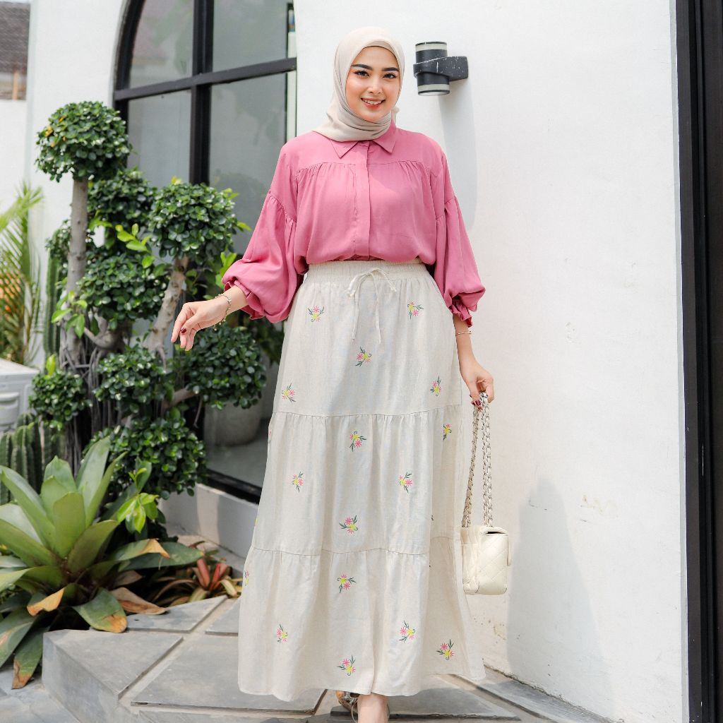 terlaris isyana kulot palazzo-rok korea bordir-kulot palazzo-celana kulot-rok-kulot-celana wanita-by