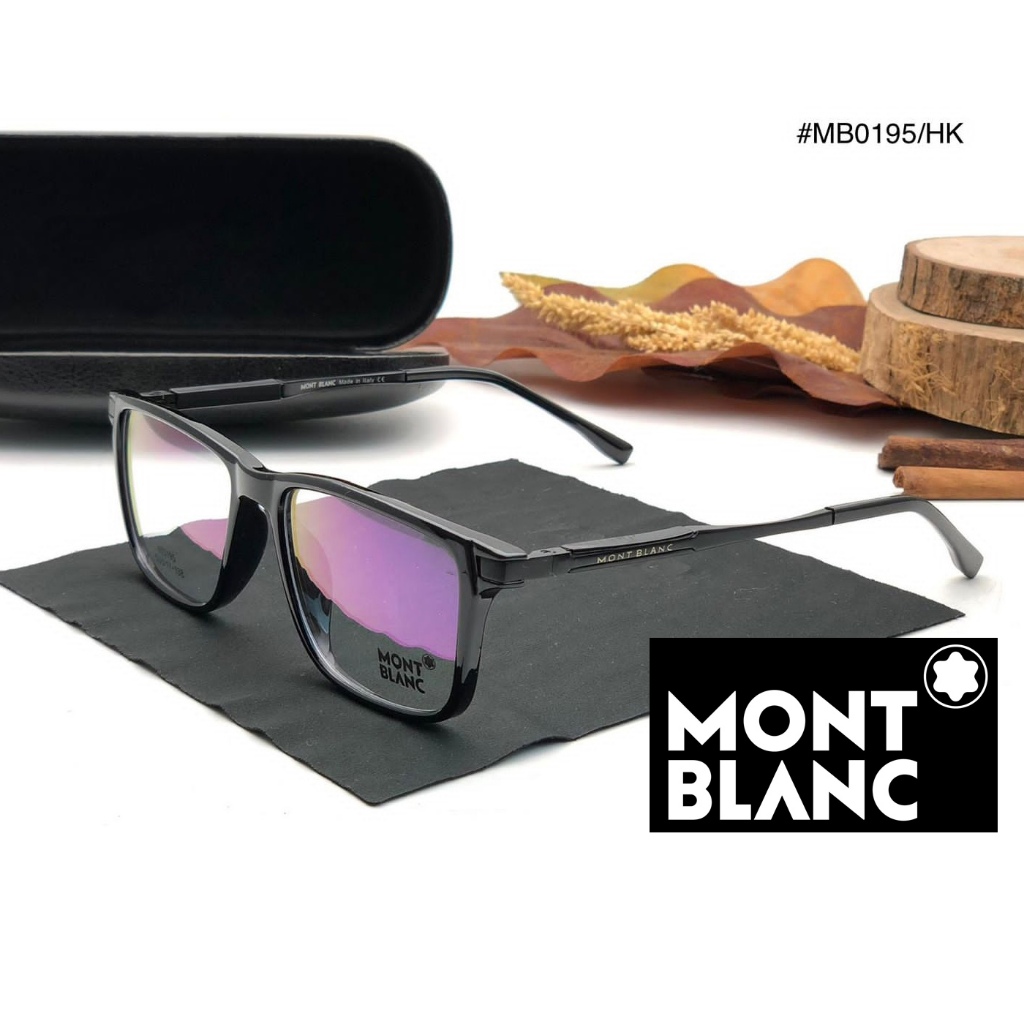 Frame Kacamata MONTBLANC 0195 Kotak Sporty