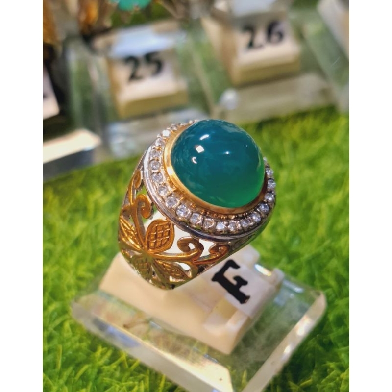 Bacan Gulau Ring Perak Krancang