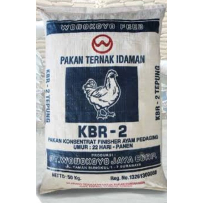 KBR-2 KONSENTRAT PEDAGING WONOKOYO PAKAN HEWAN UNGGAS TERNAK 10KILO
