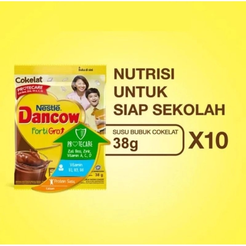 

Dancow Coklat Fortigro-(10x38gram).