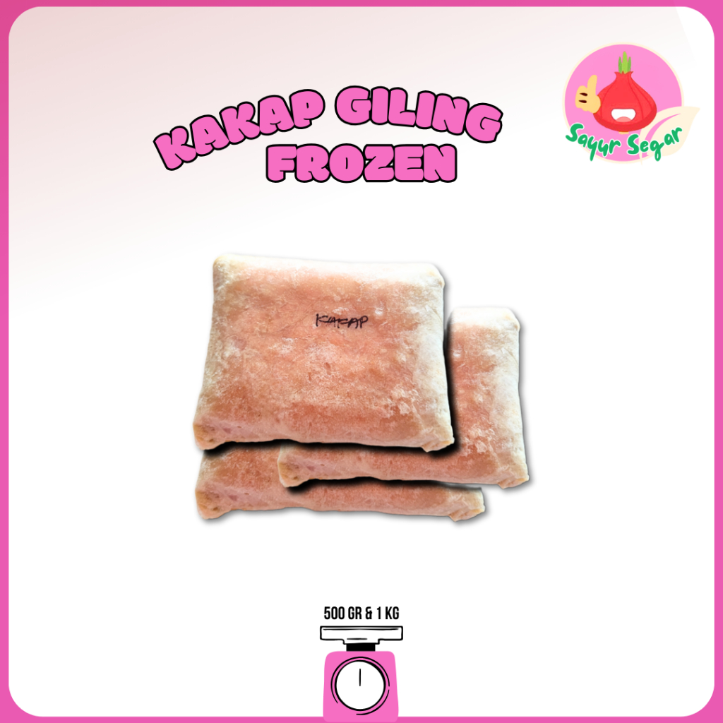 

Sayur Segar - Ikan Kakap Giling Frozen / Ground Snapper