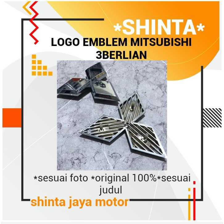 Emblem logo tiga berlian mitsubishi canter