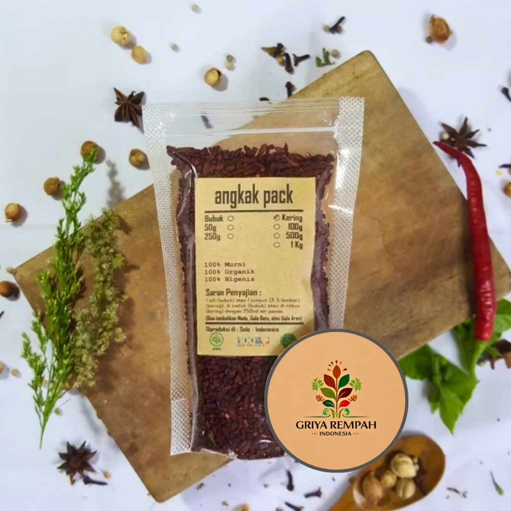 

ANGKAK KERING 15 GRAM Premium Beras Ragi Merah – Rempah Herbal Alami untuk Kesehatan & Daya Tahan Tubuh simplisia Red Fermentum Rubrum Seed