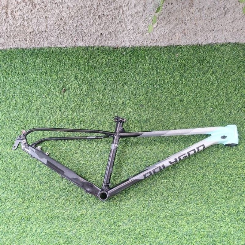 Frame Polygon xtrada 5 ukuran 27.5 size S warna toska hitam