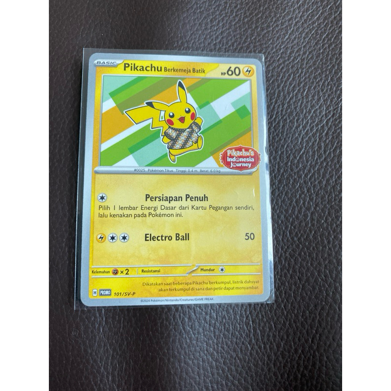 kartu pikachu batik