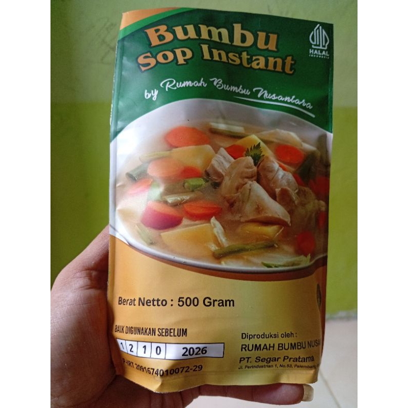 

Bumbu Sop Instan 500 gram