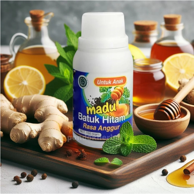 

herbal batuk anak eliman 150 gr Madu Batuk Hitam Rasa Anggur - Obat Herbal Batuk Anak Eliman