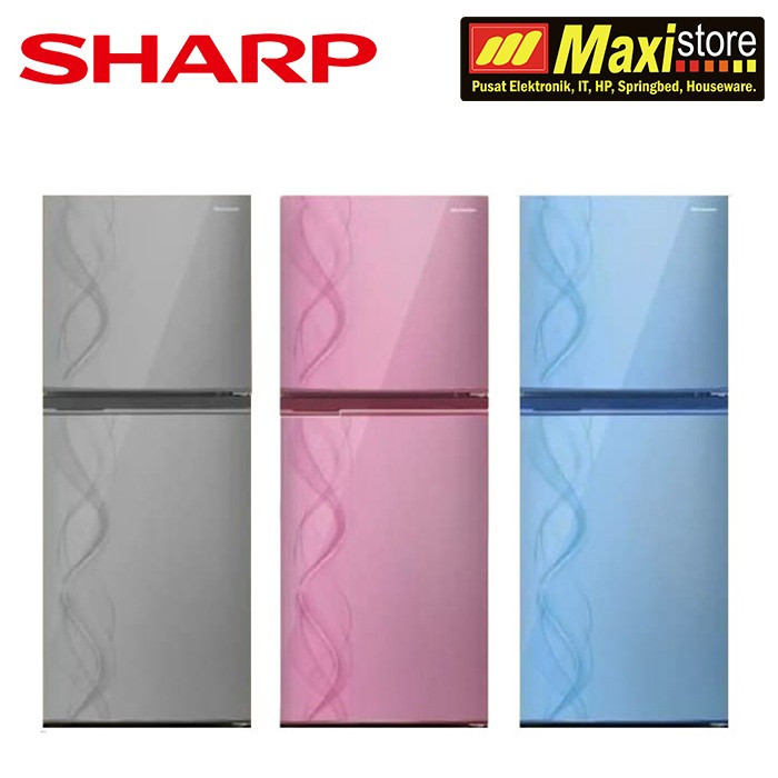 Kulkas 2 Pintu Sharp Kirei SJ-237ND Garansi Resmi Sharp - Maxistore