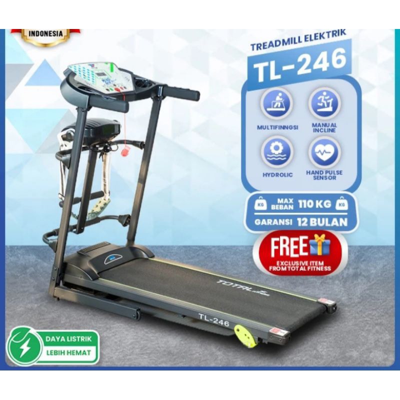 Treadmill Elektrik TL-246 Treadmill ORIGINAL termurah