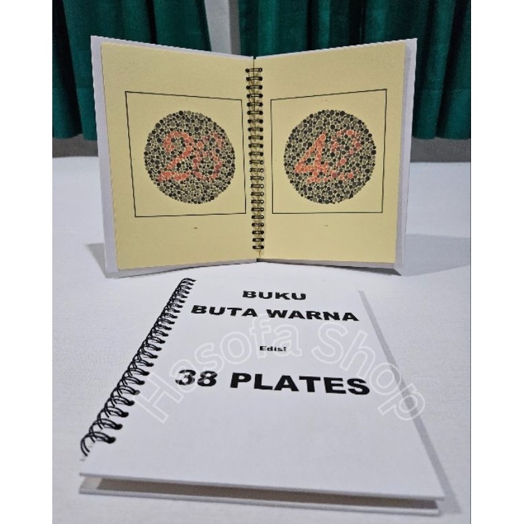 

KODE J87D Buku Buta Warna 38 Plates