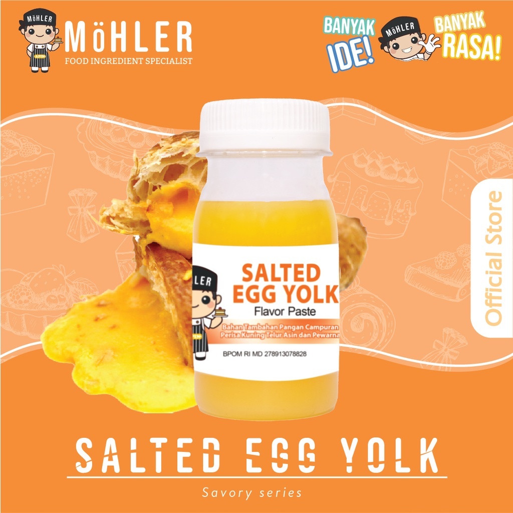 

MOHLER Pasta perisa pewarna SALTED EGG YOLK