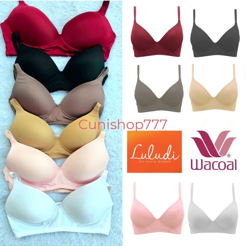 BRA LULUDI by WACOAL FEEL FREE COLLECTION TANPA KAWAT BUSA TIPIS TANPA KAIT BH WANITA POLOS NO WIRE 