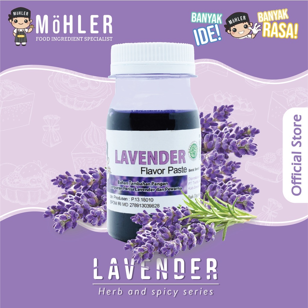 

MOHLER Pasta Perisa Pewarna LAVENDER