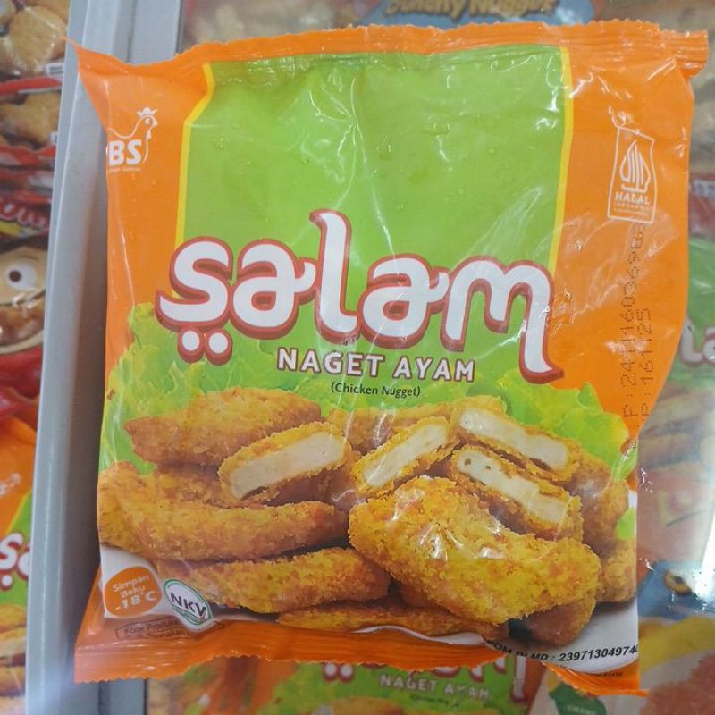 

SALAM NUGET AYAM CHICKEN NUGGET 250 GRAM