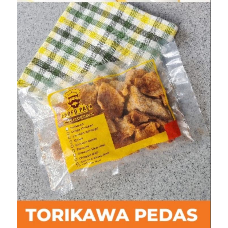 

frozenfood TORIKAWA PEDAS KULIT AYAM 125gram