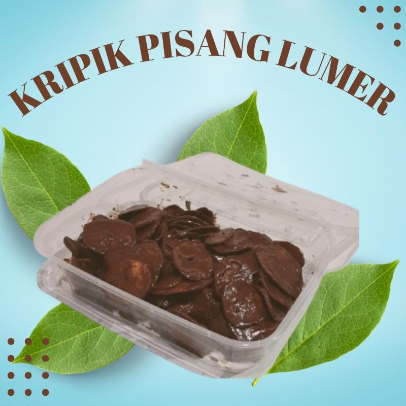 

kripik pisang coklat lumer