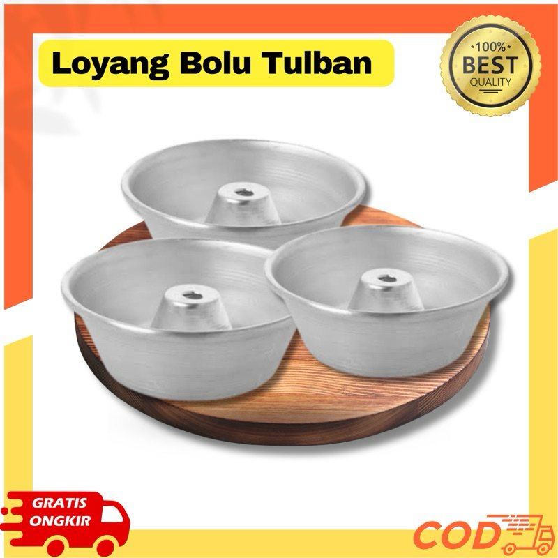 Loyang Tulban Anti Lengket Premium uk diameter 18-26 cm
