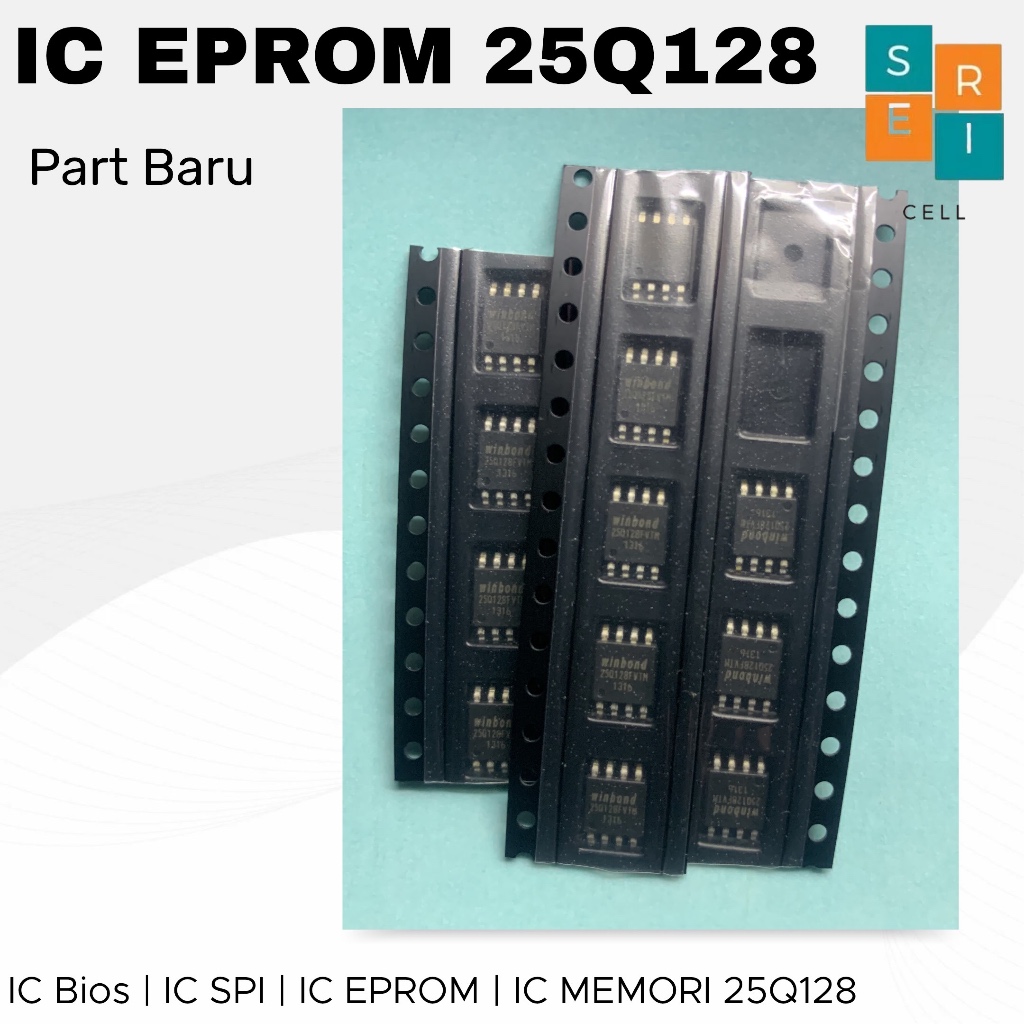IC WINBOND | IC EPROM | IC BIOS | IC SPI 25Q128 Original Baru