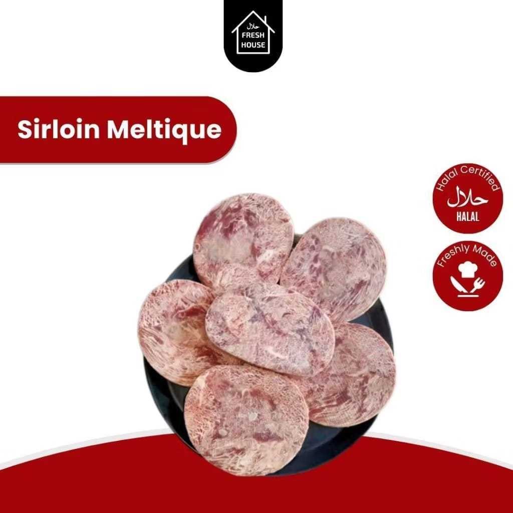 

DAGING STEAK SAPI SIRLOIN MELTIQUE /BEEF STEAK 1KG