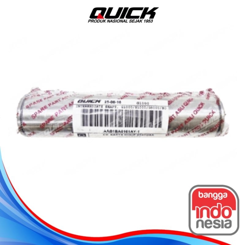 AS GIGI TENGAH GARDAN TRAKTOR QUICK INTERMEDIATE SHAFT, G1000/S1000/G3000/BOXER/ZEVA