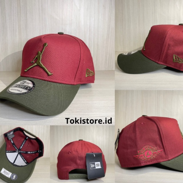 Topi Baseball New Era Jump Man Side Patch NBA Full Tag Premium Import Unisex