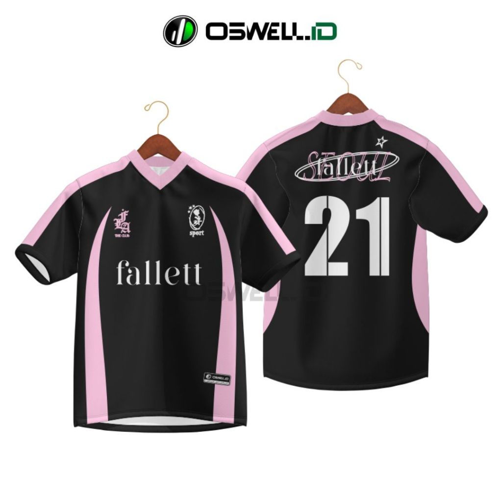 JERSEY FALLET FOOTBALL BISA PASANG NAMA DAN NOMOR PUNGGUNG
