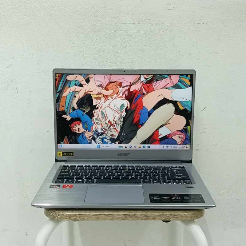 laptop Acer swift 3 AMD Ryzen 5-3500U Radeon Vega 8 (2gb) ram 8gb/SSD 512gb fhd IPS backlit fingerpr