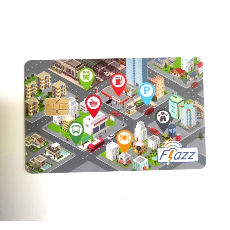 KARTU BCA FLAZZ GENERASI KE 2 ORIGINAL GAMBAR MAPS