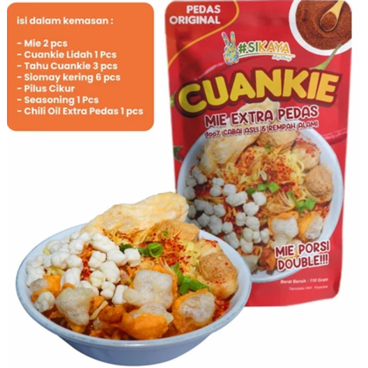 

Cuanki Instan/Cuanki kuah - Cuankie Mie Extra Pedas SIKAYA