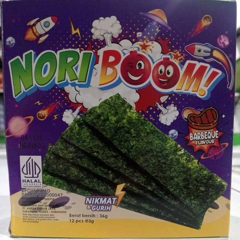 

NORI BOOM BARBEQUE ISI 12PCS 36GR