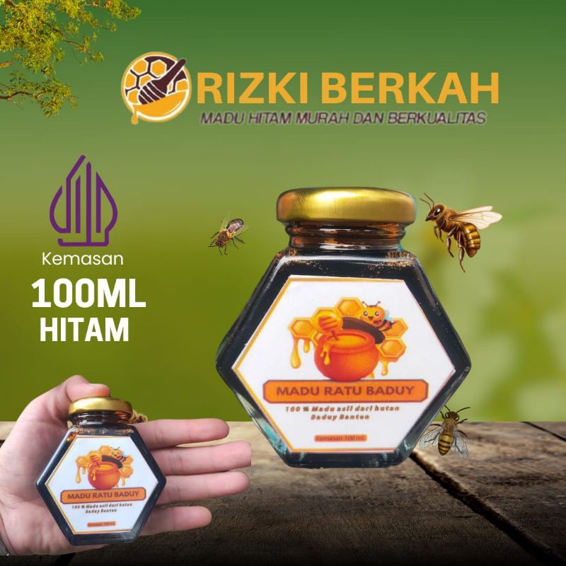 

Madu hitam asli - madu ratu Baduy 100ml promo