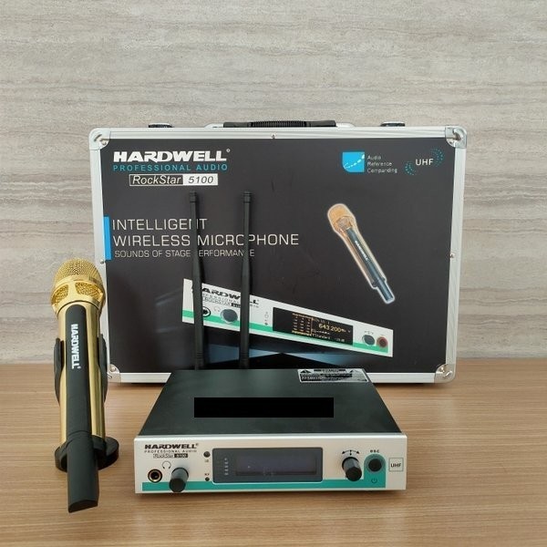 Mic Vocal Single TERBAIK Wireless HARDWELL ROCKSTAR 5100 ORI Garansi