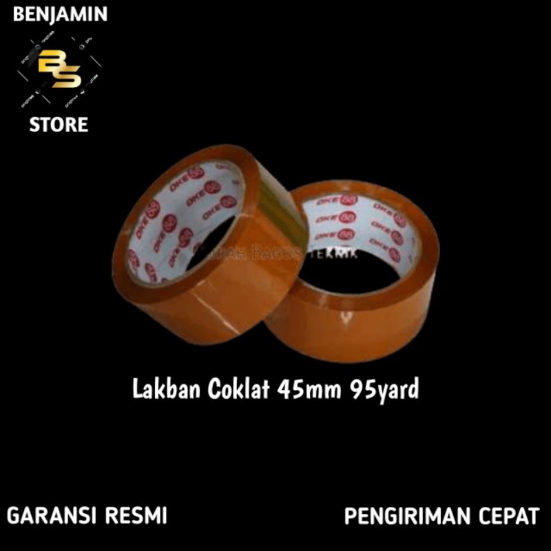 

Lakban Coklat 45mm 95yard