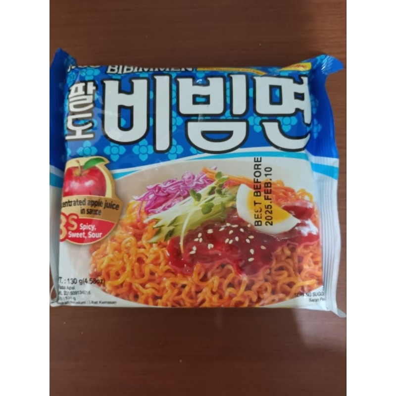 

PALDO BIBIMMEN ORIENTAL STYLE NOODLE RAMEN KOREA PALDO BIBIMMEN MIE INSTAN RAMEN KOREA PALDO BIBIMYEON MIE GORENG KOREA RASA APEL 130 GRAM RAMYUN KOREA PALDO