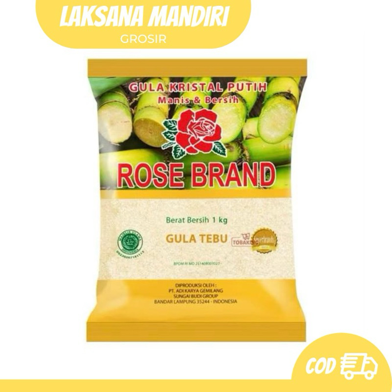 

1 Kg Gula Putih Rose Brand