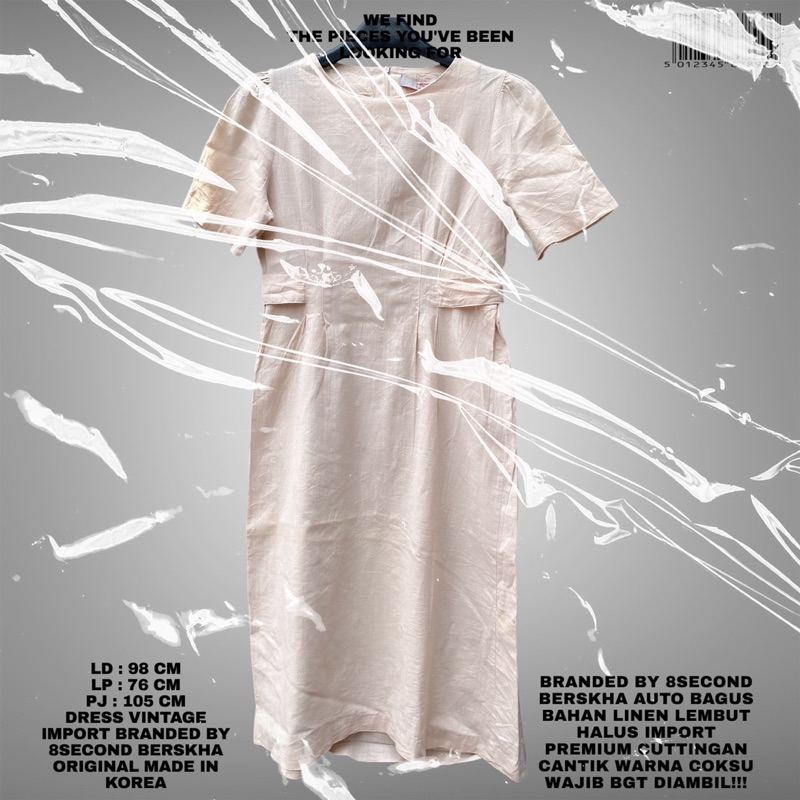 8SECOND BERSKHA ORIGINAL/DRESS IMPORT PREMIUM/DRESS CHOCO/LONGDRESS KOREAN LOOK/DRESS KOREAN STYLE/D