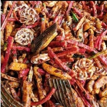 

seblak campur pedas daun jeruk seblak mix