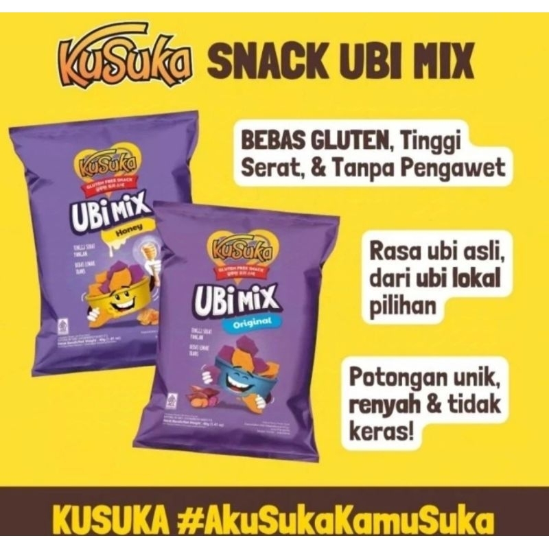 

UBIMIX Snack Kusuka Keripik Ubi 40gr