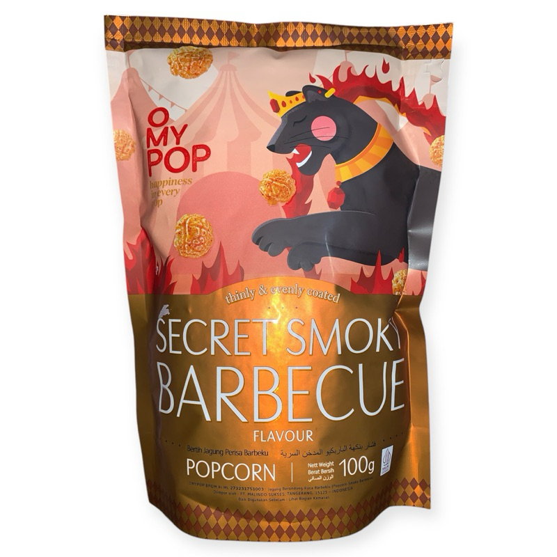 

O MY POP - SECRET SMOKY BARBECUE (100g)