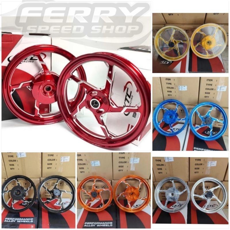 Velg Racing Ktc pivot Two Tone Vario 125 & 150 Vario 160 Cbs / Pelek Ktc Pivot Vario 150 & 125 185/2