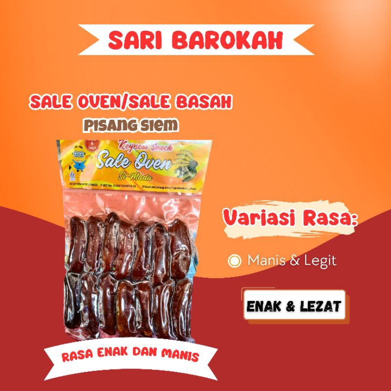 Sale Pisang Basah / Sale Pisang Oven