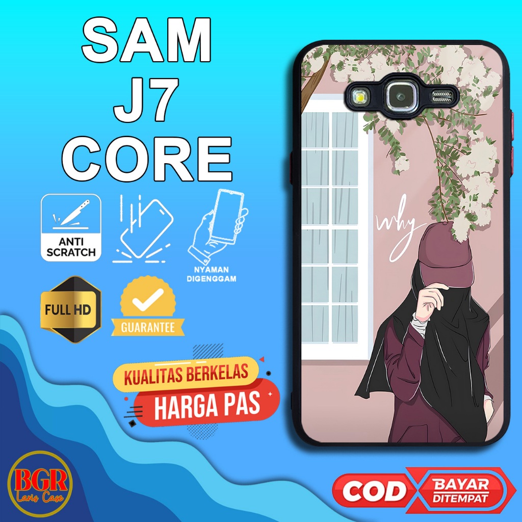 Case Samsung J7 Core Terbaru [Hijab] Hardcase Softcase Glossy Bgrlariscase Case Samsung J7 Core