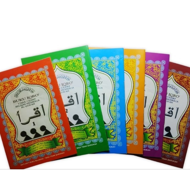 iqro' kecil / iqro' lepasan jilid 1 sampai 6 belajar mengaji