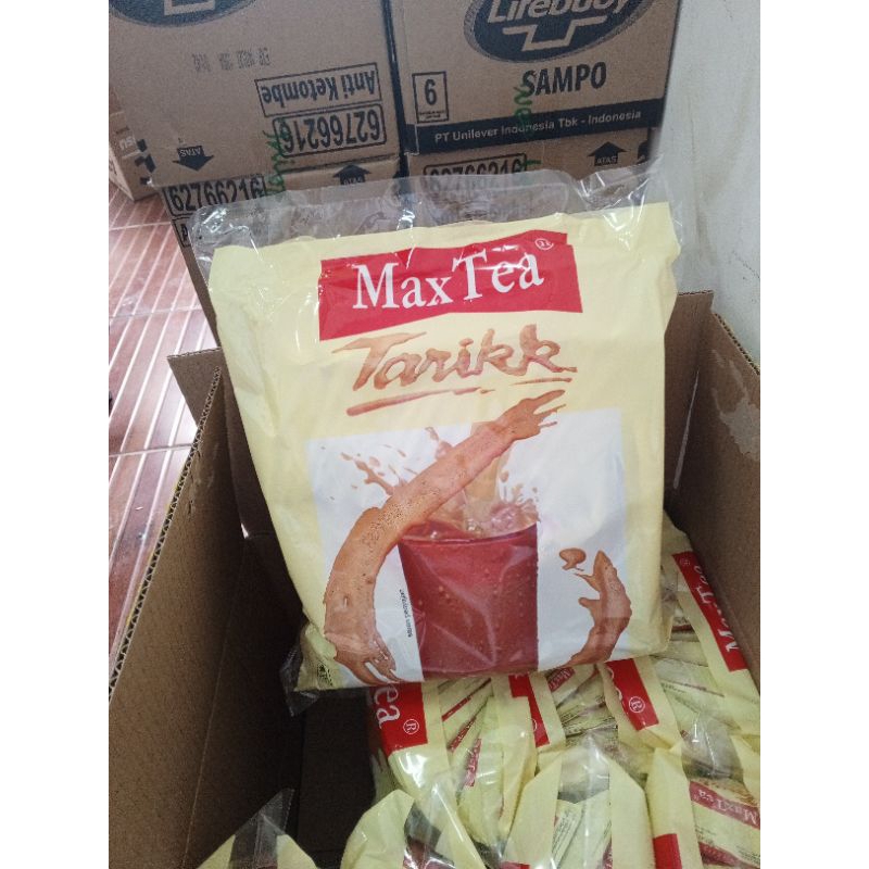 

MAX TEA - Teh Tarik Satu Karton/Dus isi 40 renceng - 8 Pak 25gr