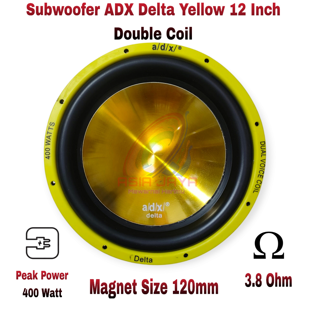 Speaker Subwoofer ADX Delta 12 Inch Double Coil