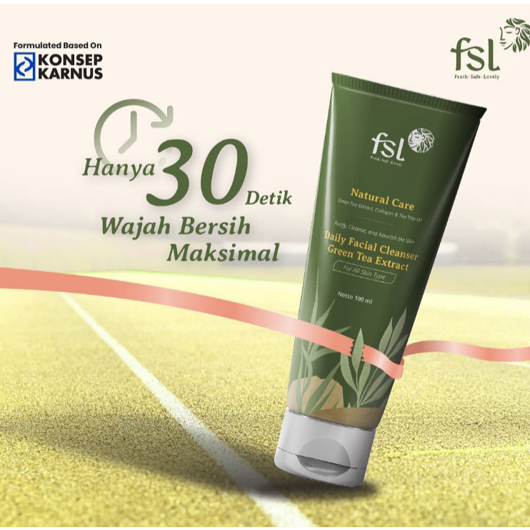 FSL Daily Facial Cleanser Sabun Cuci Muka Melembapkan